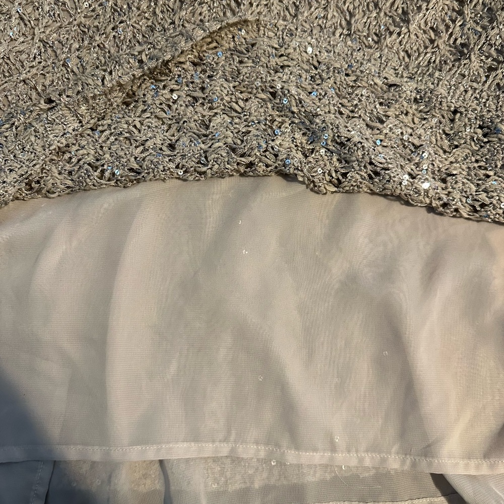Maurices Crochet Sweater with Chiffon Lining - Picture 5 of 5